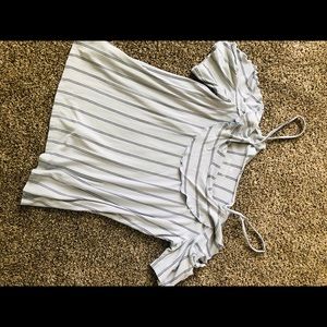 Off the shoulder tank